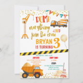 Dump alles bij de derde verjaardag van de bemannin kaart (Voorkant)