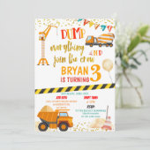 Dump alles bij de derde verjaardag van de bemannin kaart (Staand voorkant)