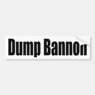 Dump Bannon Bumpersticker