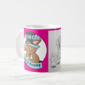Dump Bunny mok kunst van Pandabunny (Voorkant links)