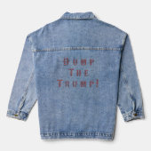 Dump de Trump Denim Jacket (Achterkant)