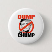 Dump de trump ronde button 5,7 cm (Voorkant)