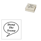 Dump de Trump Rubberstempel (Gestempeld)