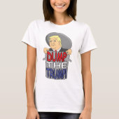 Dump de Trump! T-shirt voor dames (Voorkant)
