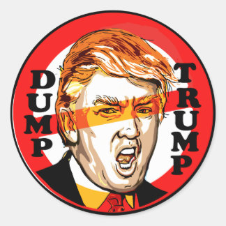 Dump Donald Trump 2016 Ronde Sticker