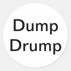Dump Drump Comic Splash-Art Hankamer Artjunkhaus Ronde Sticker