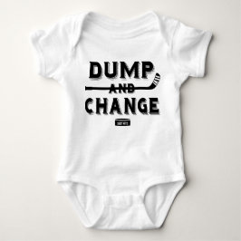 Dump en Change Hockey Baby Bodysuit