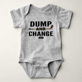 Dump en Change Hockey Baby Bodysuit Color Sticks