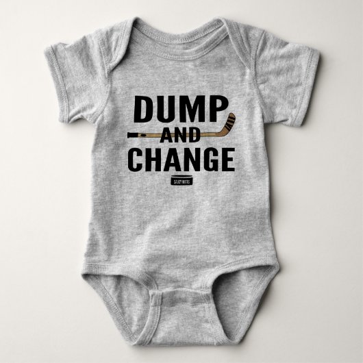 Dump en Change Hockey Baby Bodysuit Color Sticks (Voorkant)