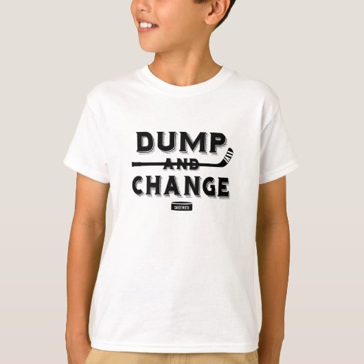 Dump en Change Hockey Youth T-shirt (Voorkant)