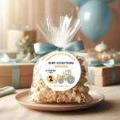 "DUMP EVERYTHING! Construction Birthday 2 Ronde Sticker