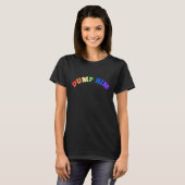 Dump Him Pride Rainbow Lgbt Y2k esthetische 2000s  T-shirt (Voorkant volledig)