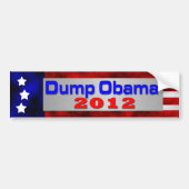 Dump Obama Bumpersticker (Voorkant)