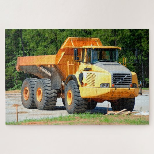 Dump Truck-achtergrond Legpuzzel (Horizontaal)
