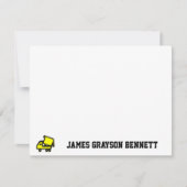 Dump Truck Bedankbriefje Notitiekaartje (Voorkant)