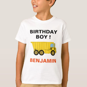 Dump Truck Bouw Verjaardagsfeestje T-shirt
