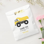 Dump Truck Bouwwagens Verjaardagsfeest Bedankzakje (Gezegeld)