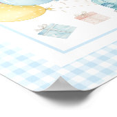 Dump Truck Boy First Birthday Party Welcome Poster (Hoek)