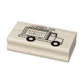 Dump Truck Boy's Leuke Kind naam Rubberstempel (Stempel)