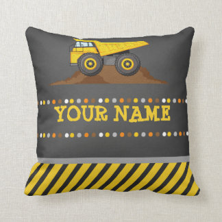 Dump Truck Boys Sierkussen Persoonlijke naam
