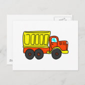 Dump Truck Briefkaart (Voorkant / Achterkant)