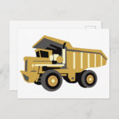Dump Truck Briefkaart (Voorkant / Achterkant)