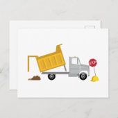 Dump Truck Briefkaart (Voorkant / Achterkant)