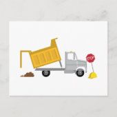 Dump Truck Briefkaart (Voorkant)