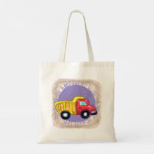 Dump Truck Canvas tas (Achterkant)