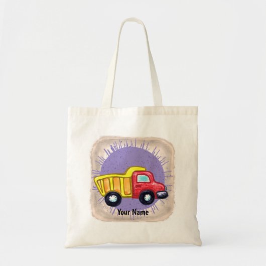 Dump Truck Canvas tas (Voorkant)