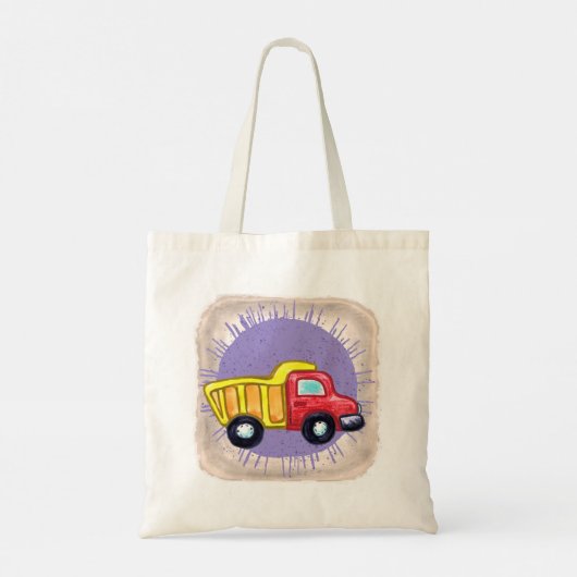 Dump Truck Canvas tas (Achterkant)