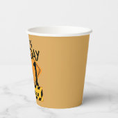Dump Truck Construction Birthday Cups Papieren Bekers (Achterkant)