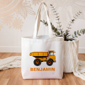 Dump Truck Construction Kinder Tote Bag