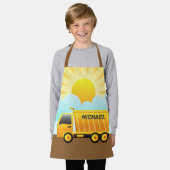 Dump Truck Construction Theme Kinder Schort (Gedragen)