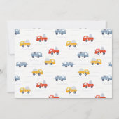 Dump Truck Construction Vehicle Foto Birthday Kaart (Achterkant)