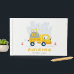 Dump Truck Construction Vehicle Kids Birthday Gastenboek<br><div class="desc">Het is een verbluffend trappelwagen voor de bouw van vrachtwagens met een 'Birthday'-Collectie... het is een verbluffend klein lichtpuntje van een gele grijze vuilniswagen met het 'Birthday'-jaar, perfect voor je kleine verjaardagsfeestje. Het is zeer gemakkelijk om, met uw persoonlijke details aan te passen. Als u een ander bijpassend product of...</div>