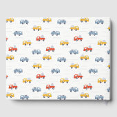 Dump Truck Construction Vehicle Kids Birthday Gastenboek (Achterkant)