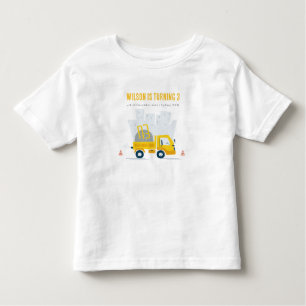 Dump Truck Construction Vehicle Kids Birthday Kinder Shirts