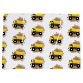 Dump Truck Construction Vehicle Mud Groot Cadeauzakje (Voorkant)