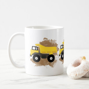 Dump Truck Construction Vehicle Mud Koffiemok