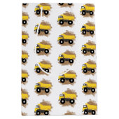 Dump Truck Construction Vehicle Mud Medium Cadeauzakje (Voorkant)