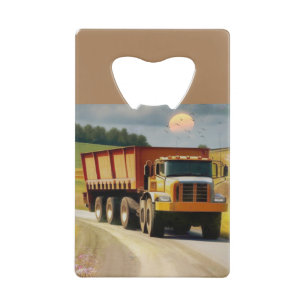 Dump Truck Creditkaart Flessenopener