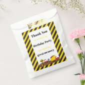 Dump Truck en Digger Bedankzakje (Gezegeld)