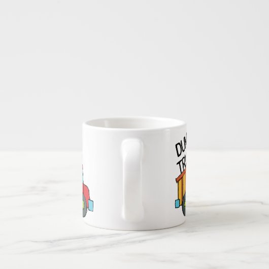 Dump Truck Espresso Kop (Achterkant)