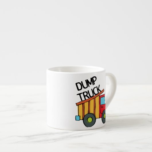 Dump Truck Espresso Kop (Voorkant rechts)