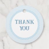 Dump Truck First Birthday Boy Bedankjes Labels (Achterkant)