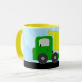 Dump Truck (gele) Mok (Voorkant links)