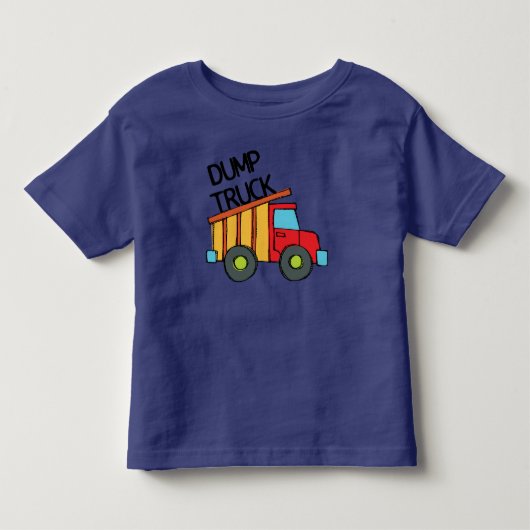 Dump Truck Kinder Shirts (Voorkant)
