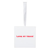Dump Truck Love Red Decoratie (Rechts)