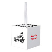 Dump Truck Love Red Decoratie (Achter hoekig)
